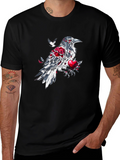 Raven and Roses Graphic Tee
