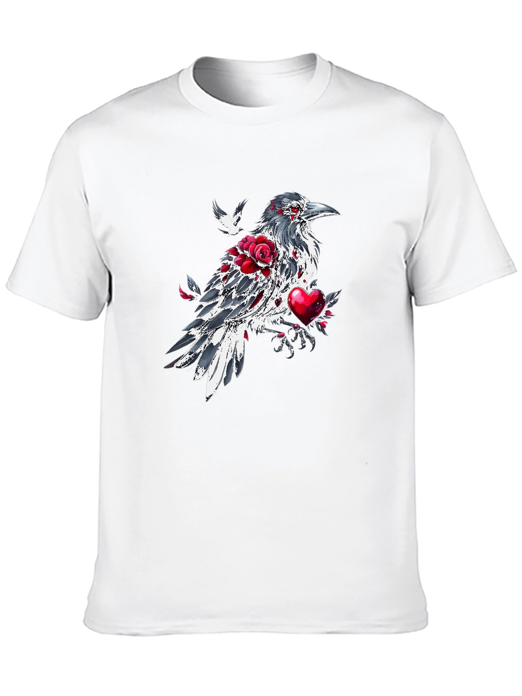 Raven and Roses Graphic Tee