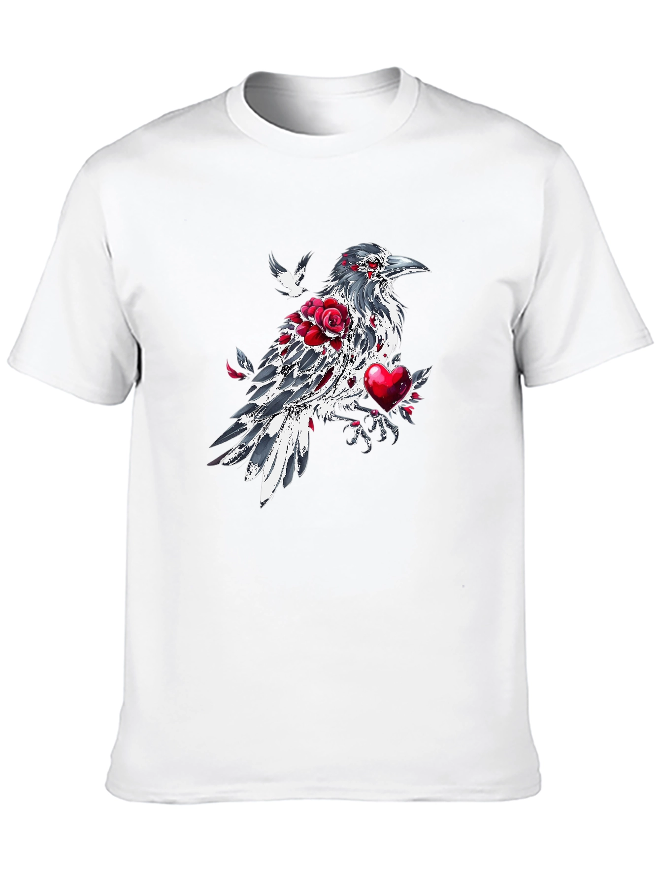 Raven and Roses Graphic Tee