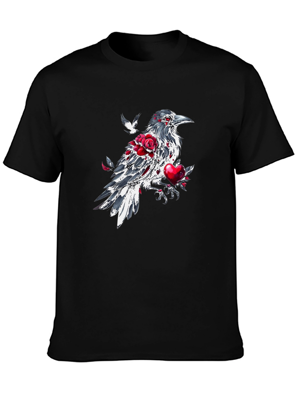 Raven and Roses Graphic Tee