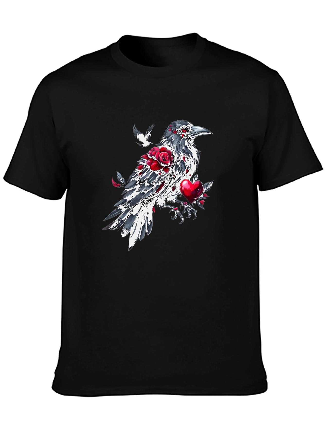 Raven and Roses Graphic Tee