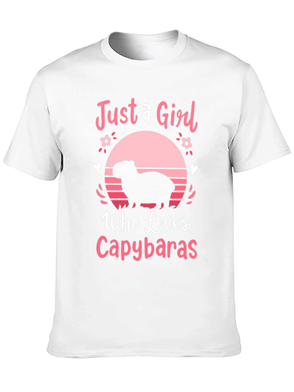 Just a Girl Who Loves Capybaras T-Shirt