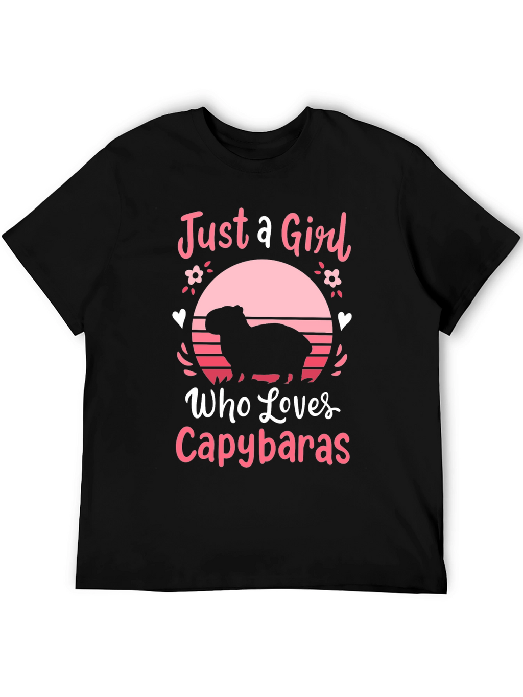 Just a Girl Who Loves Capybaras T-Shirt