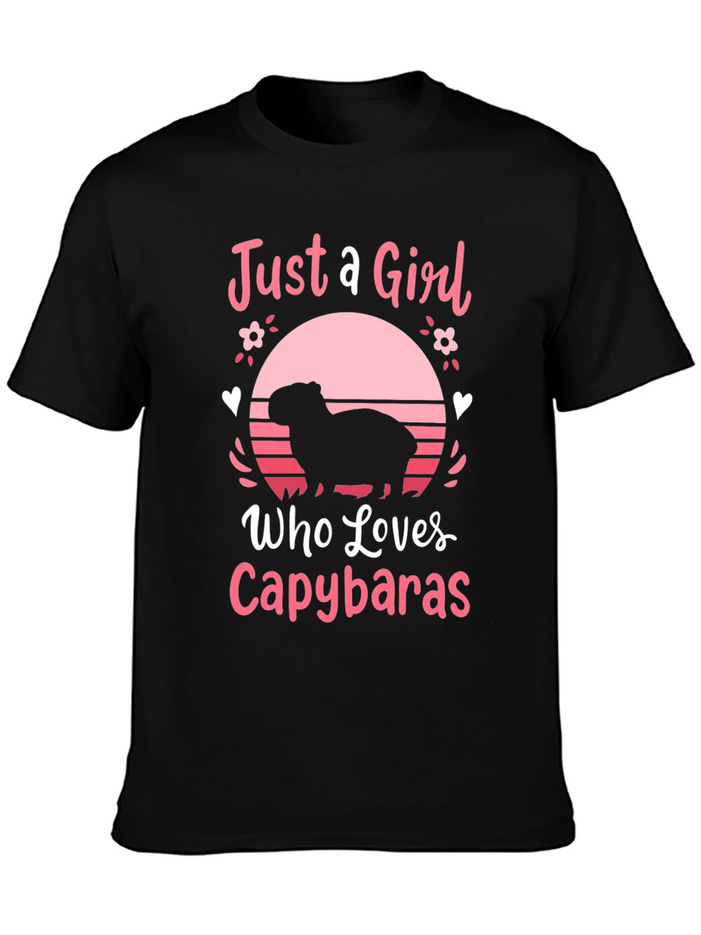 Just a Girl Who Loves Capybaras T-Shirt