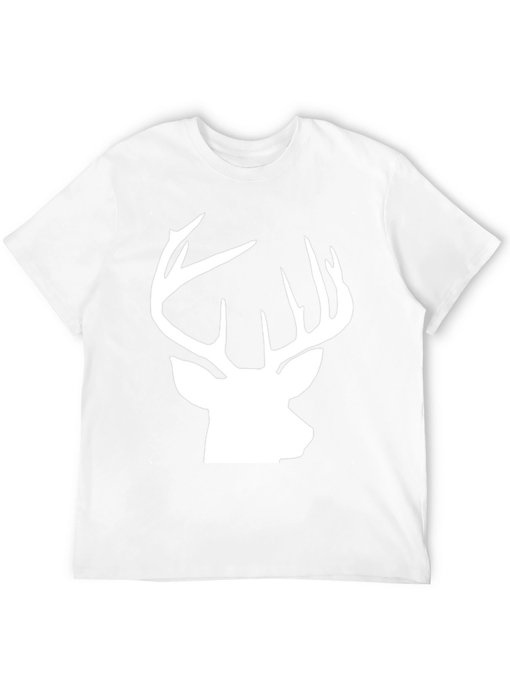 Deer Head Graphic Tee - Black Casual Shirt