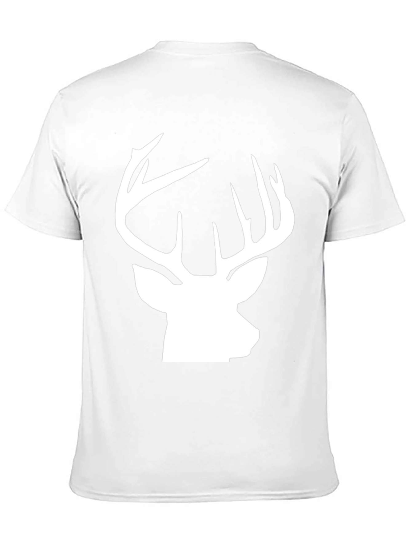 Deer Head Graphic Tee - Black Casual Shirt