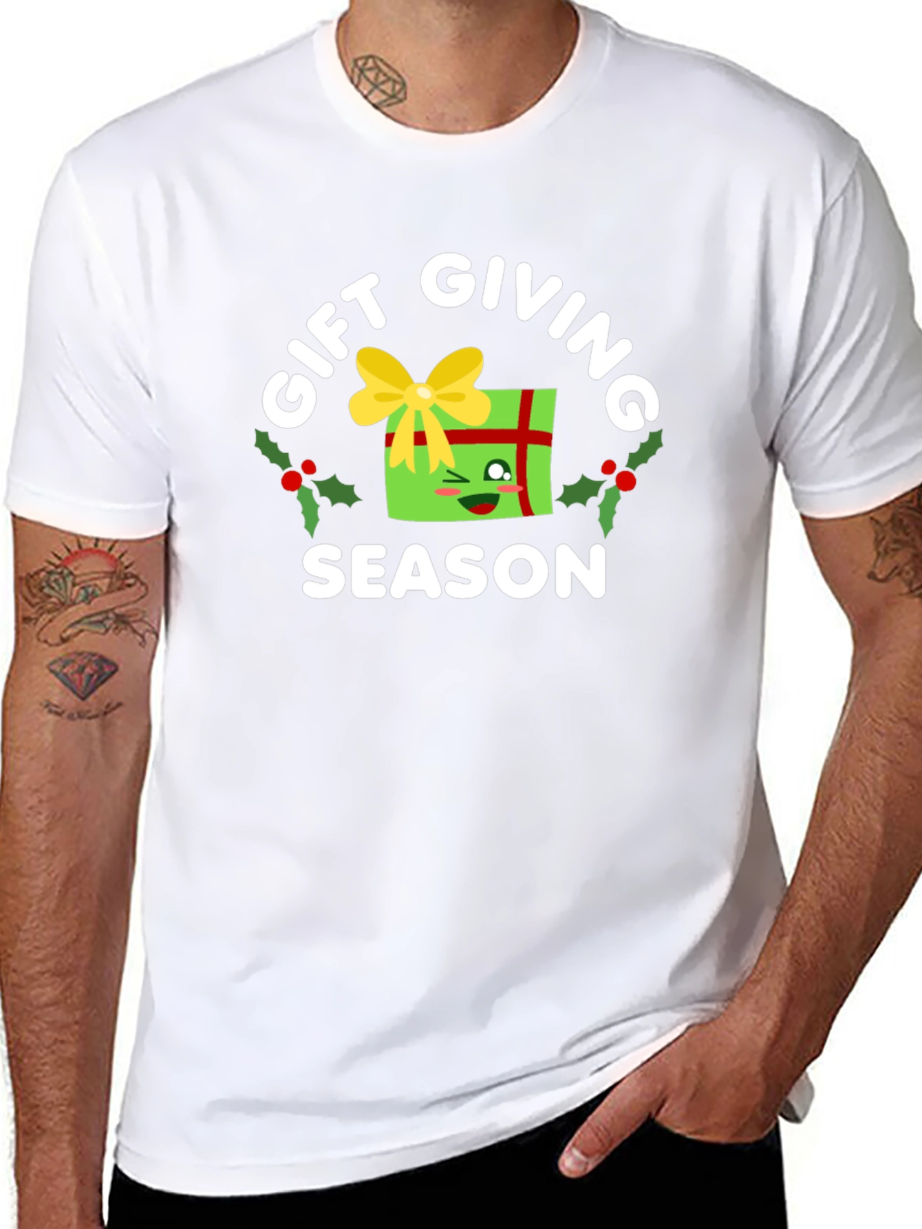 Gift Giving Season Holiday Graphic Tee