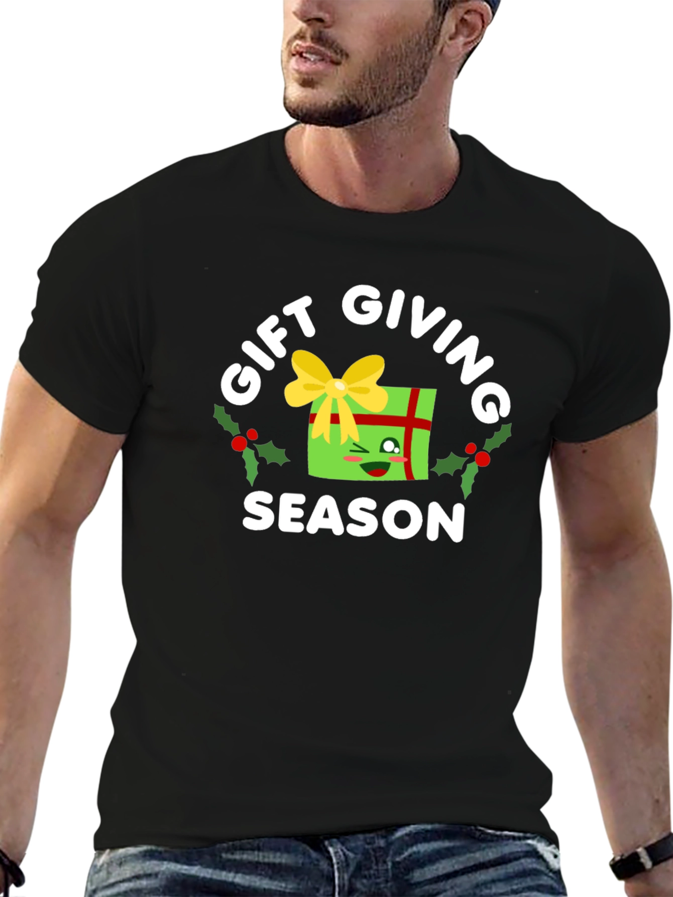 Gift Giving Season Holiday Graphic Tee