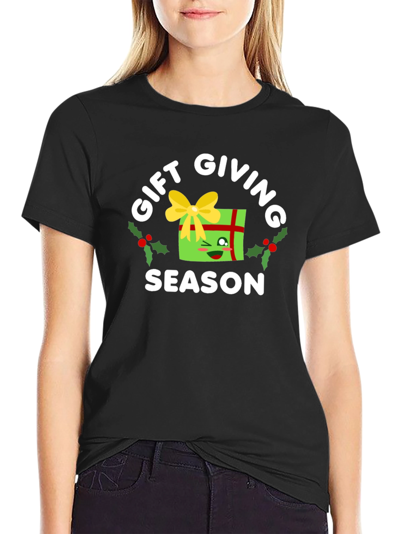 Gift Giving Season Holiday Graphic Tee