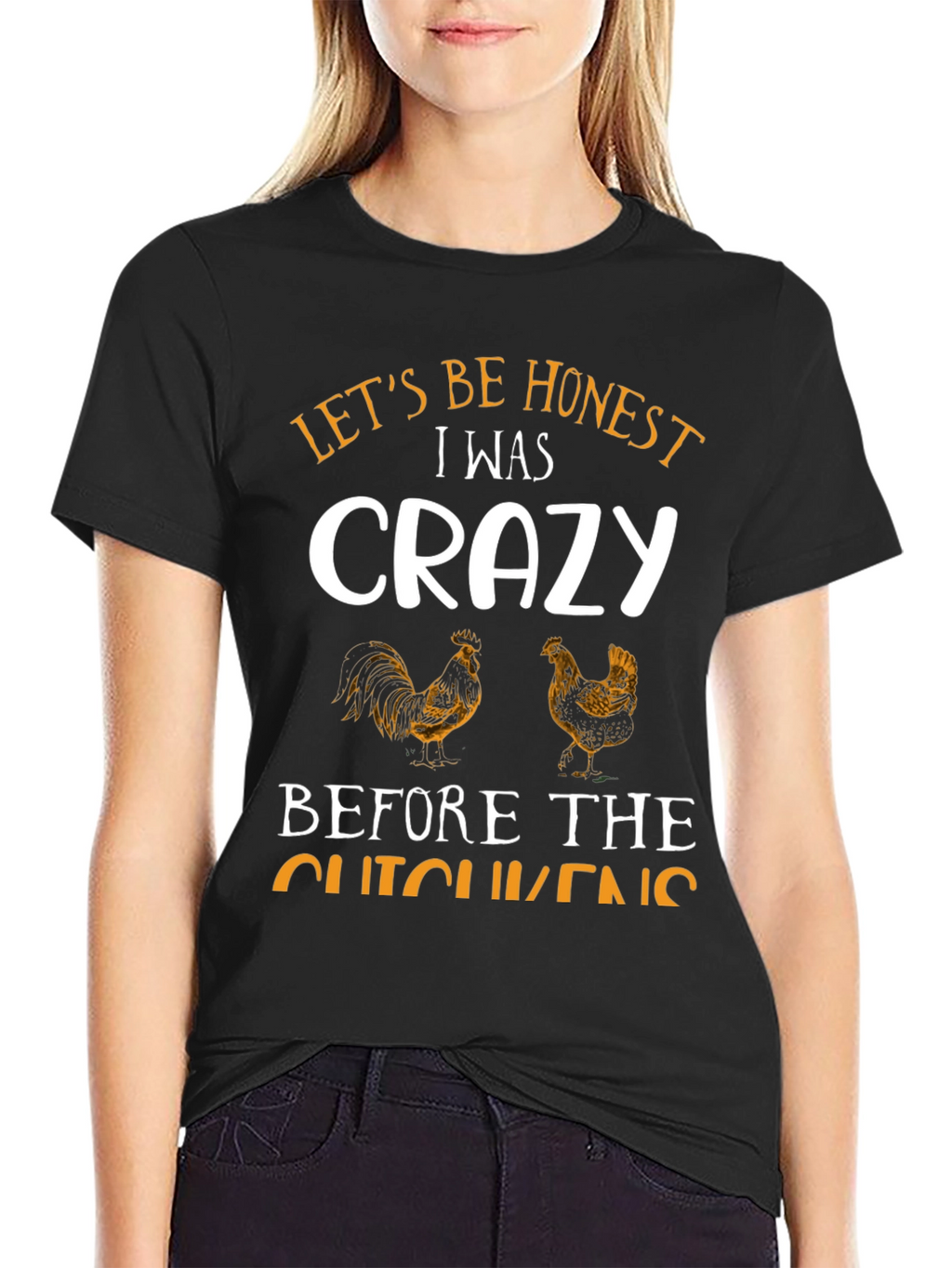 Funny Crazy Chicken T-Shirt