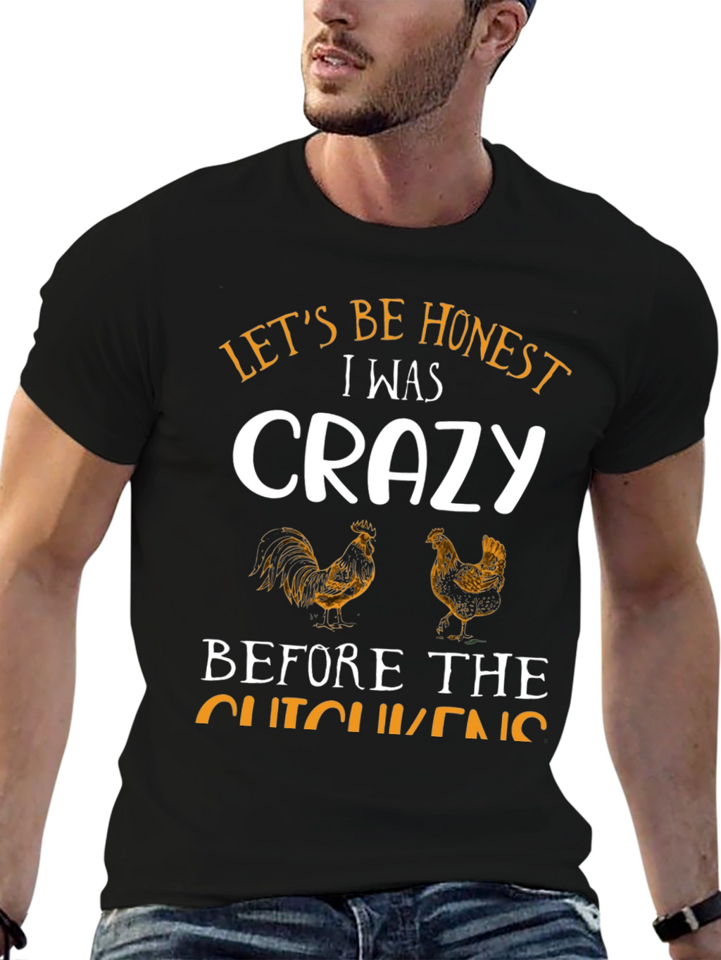 Funny Crazy Chicken T-Shirt