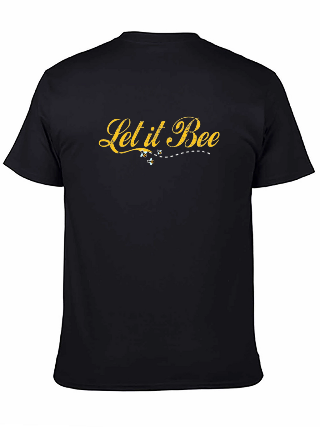 Let it Bee Graphic T-Shirt - Black Cotton Tee