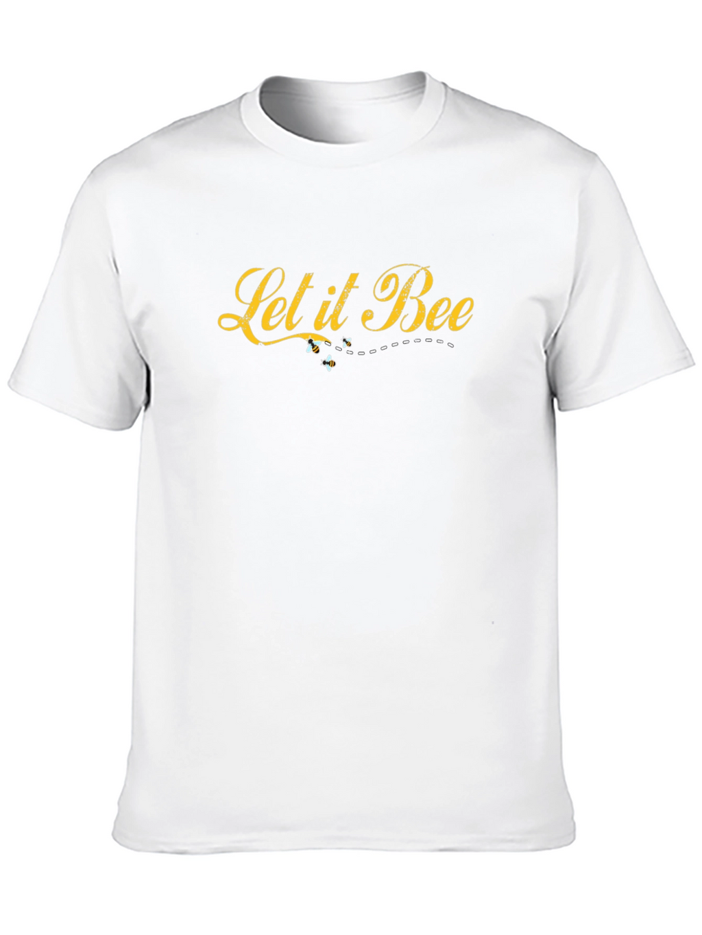 Let it Bee Graphic T-Shirt - Black Cotton Tee