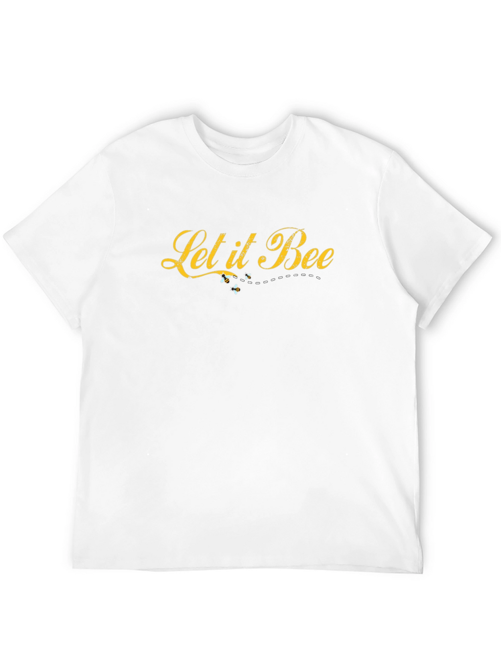 Let it Bee Graphic T-Shirt - Black Cotton Tee