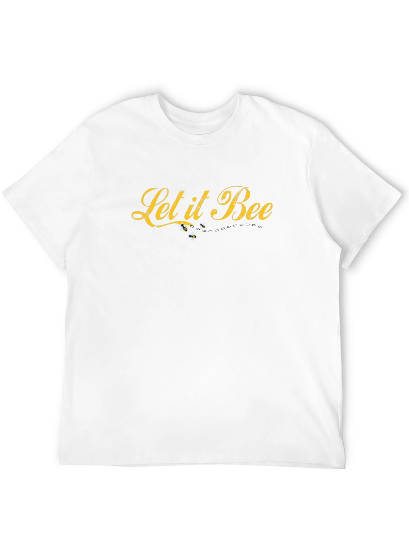 Let it Bee Graphic T-Shirt - Black Cotton Tee
