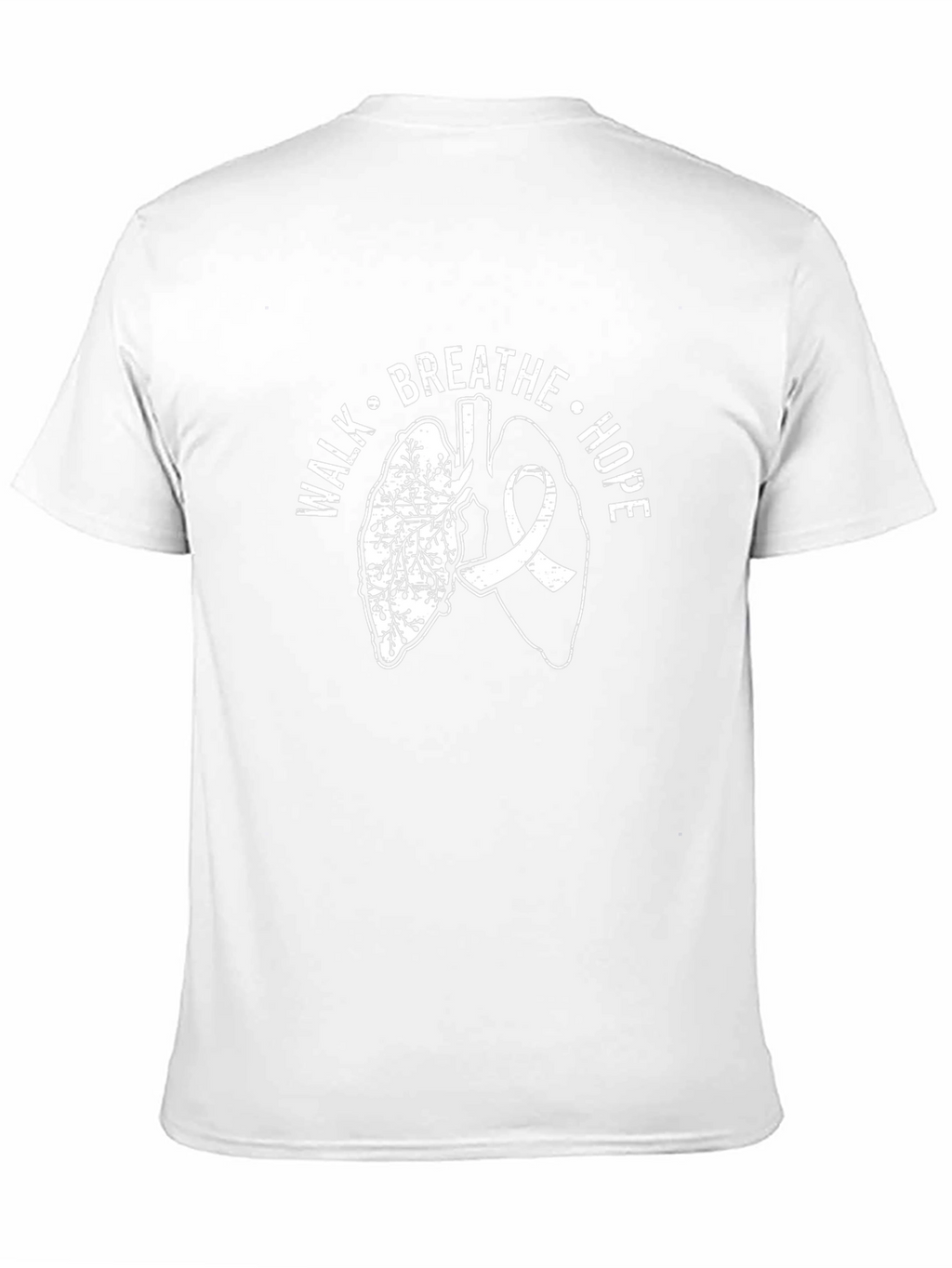 Walk Breathe Hope Lung Cancer Awareness T-Shirt