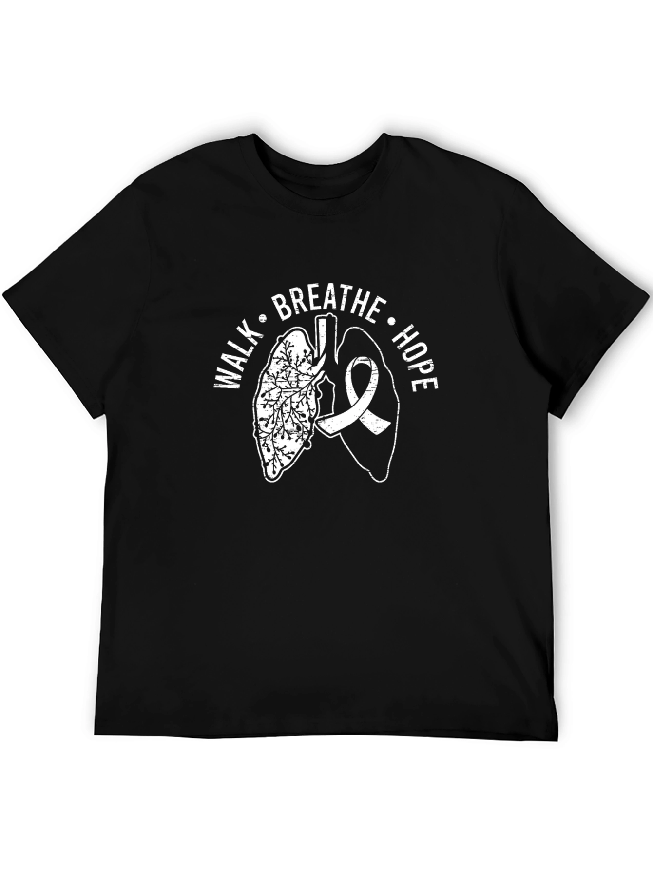 Walk Breathe Hope Lung Cancer Awareness T-Shirt