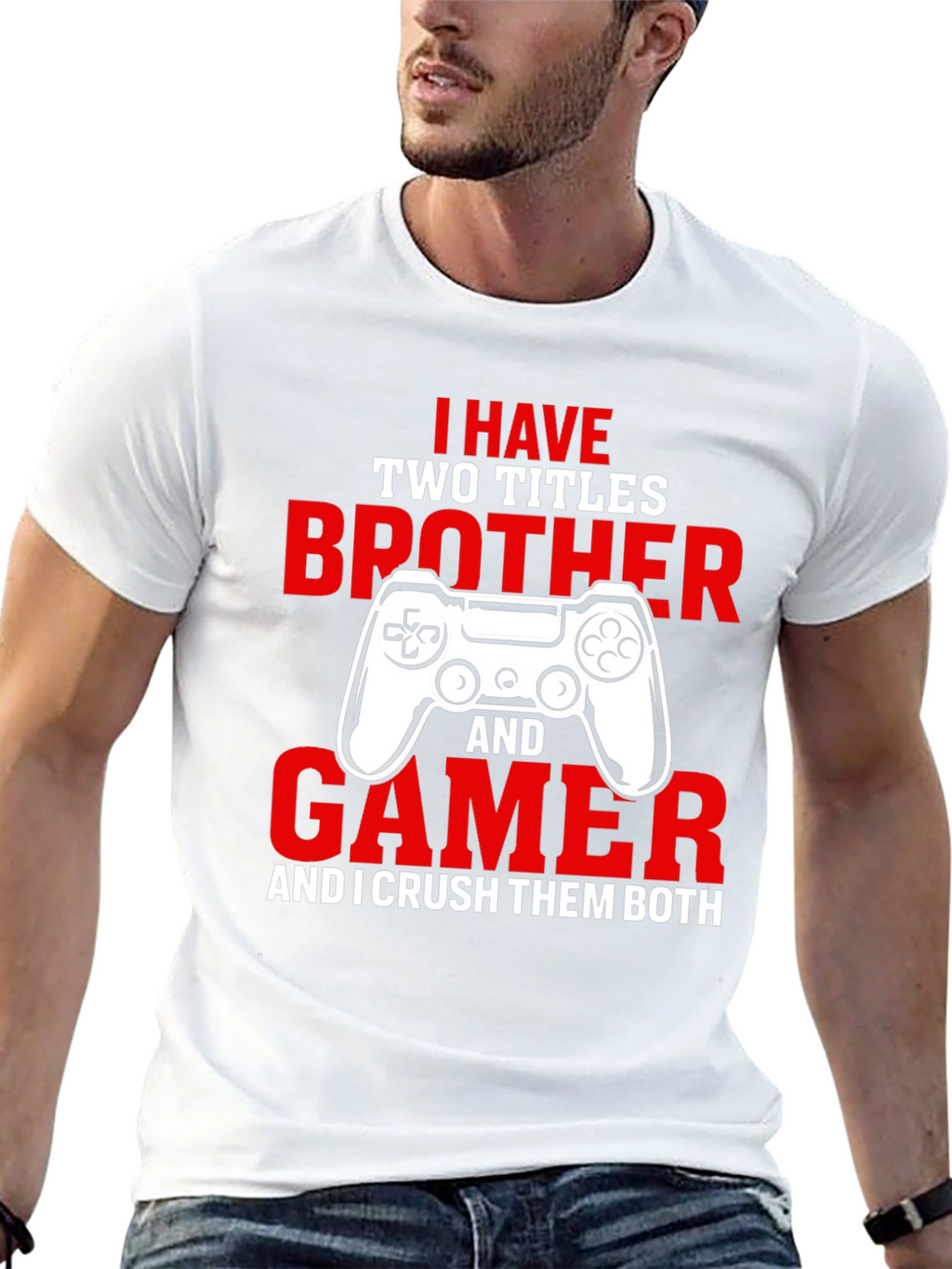 Gamer Brother T-Shirt - Crush Them Both
