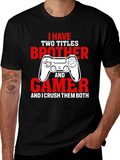 Gamer Brother T-Shirt - Crush Them Both