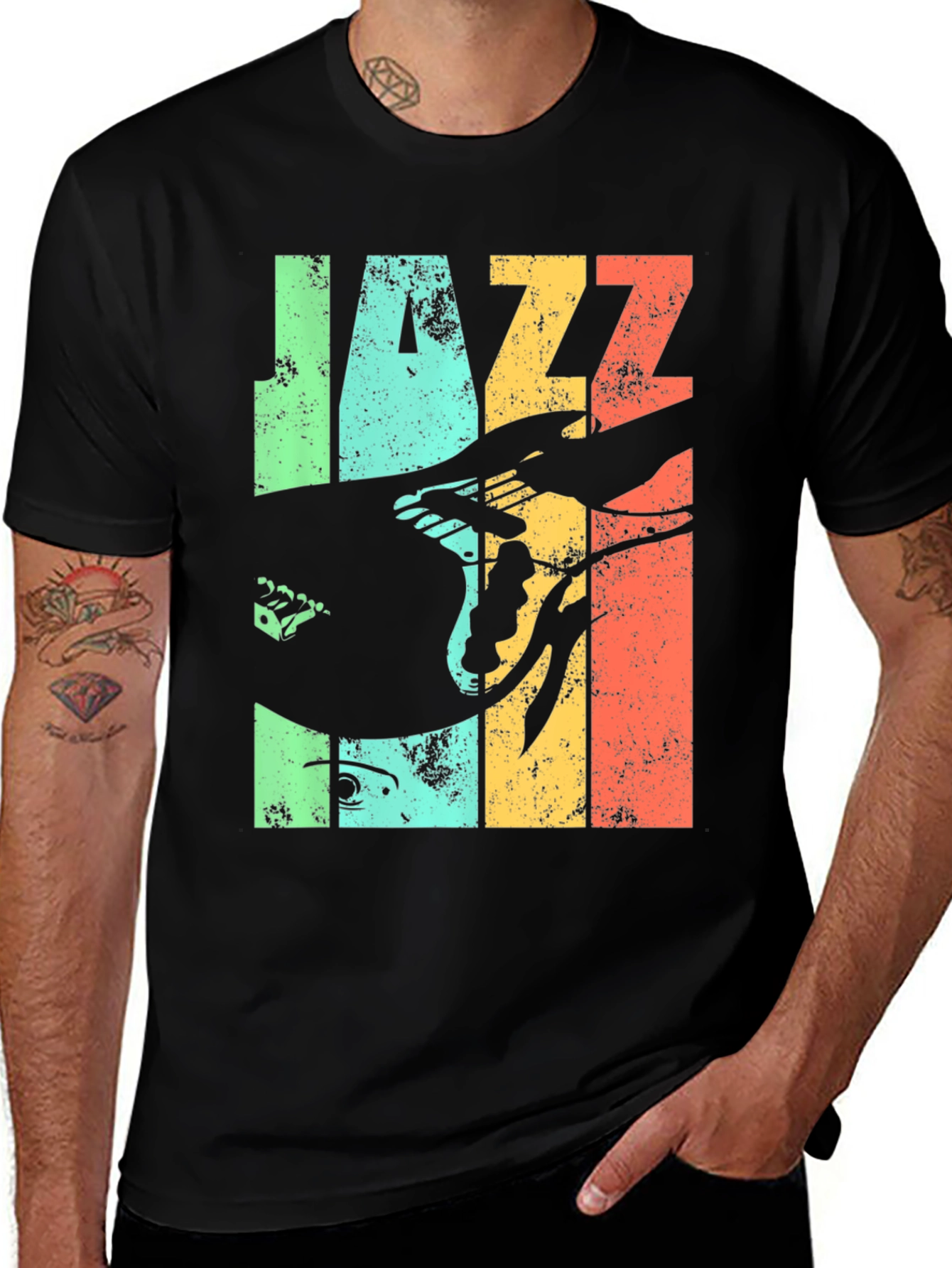 Vintage Jazz Guitar T-Shirt