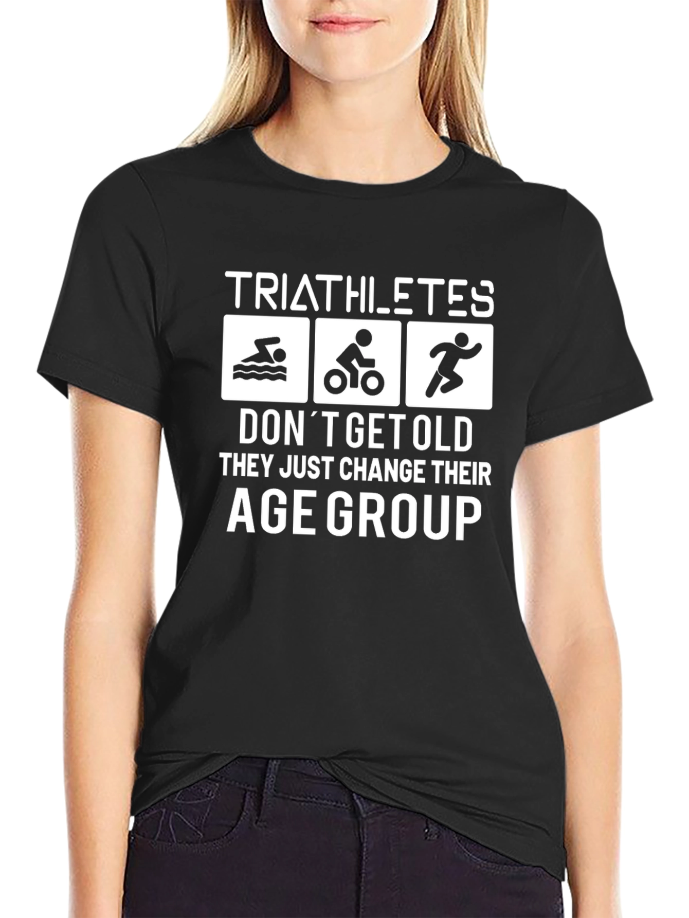 Triathlete Age Group T-Shirt Funny Gift