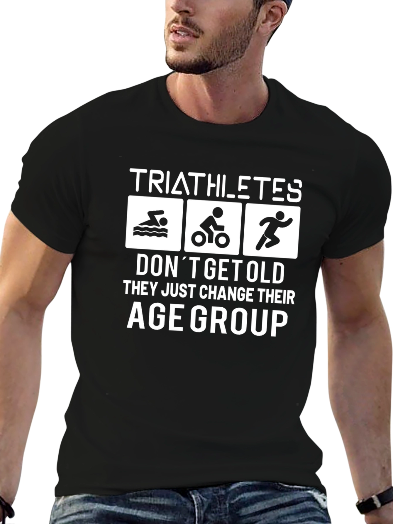 Triathlete Age Group T-Shirt Funny Gift