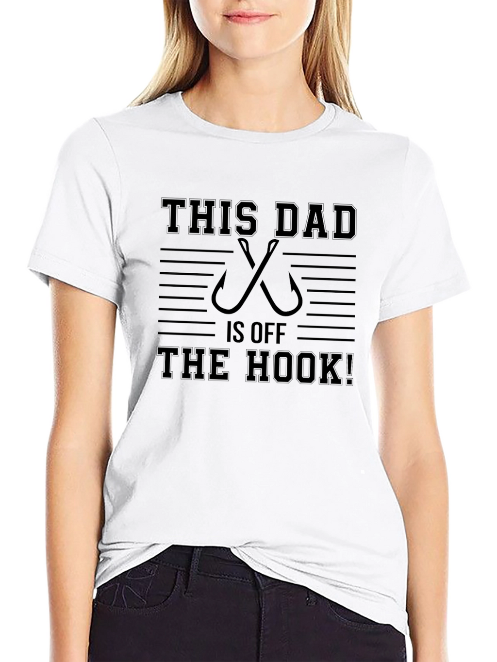 This Dad is Off the Hook! Fishing T-Shirt