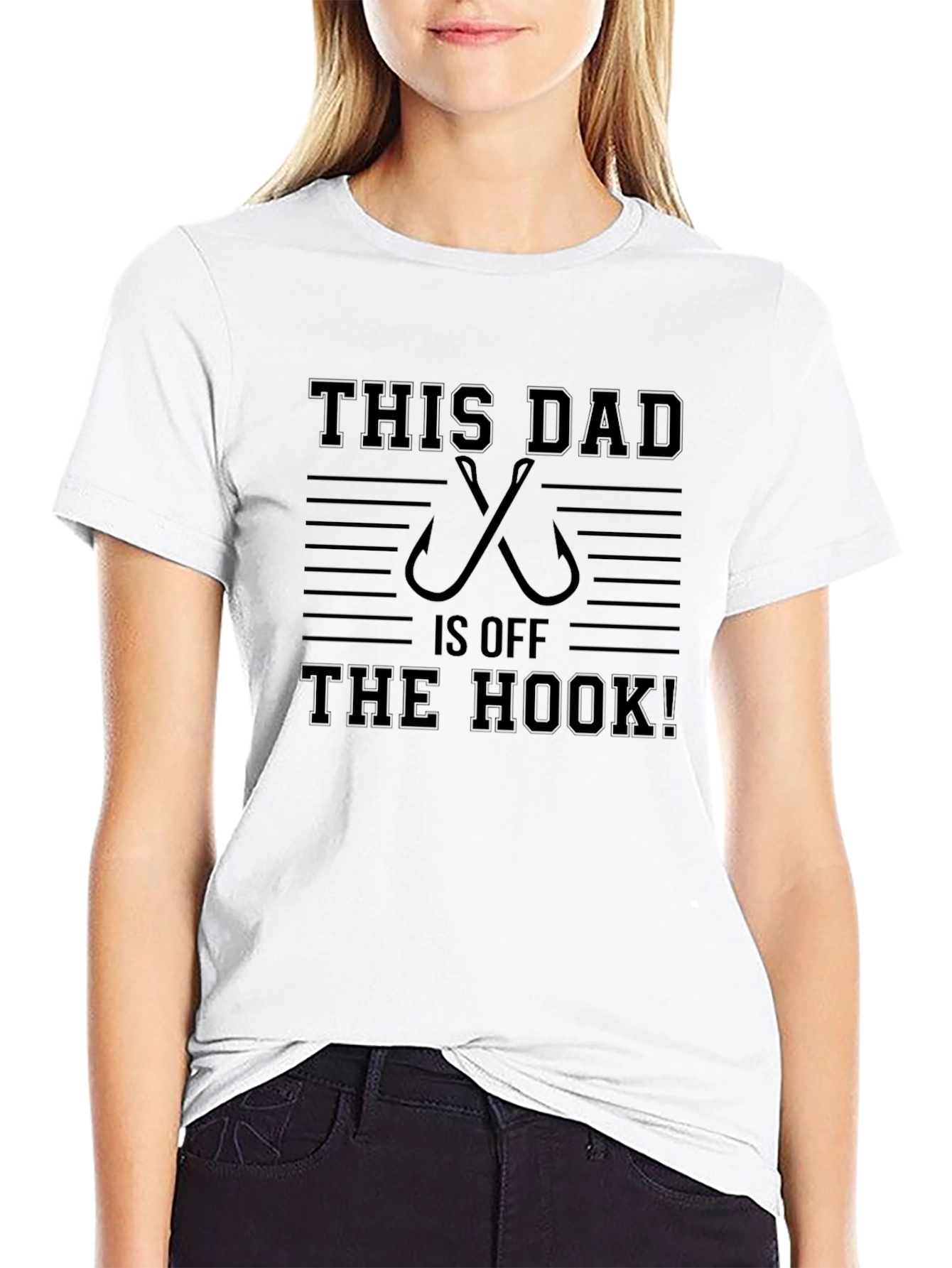 This Dad is Off the Hook! Fishing T-Shirt