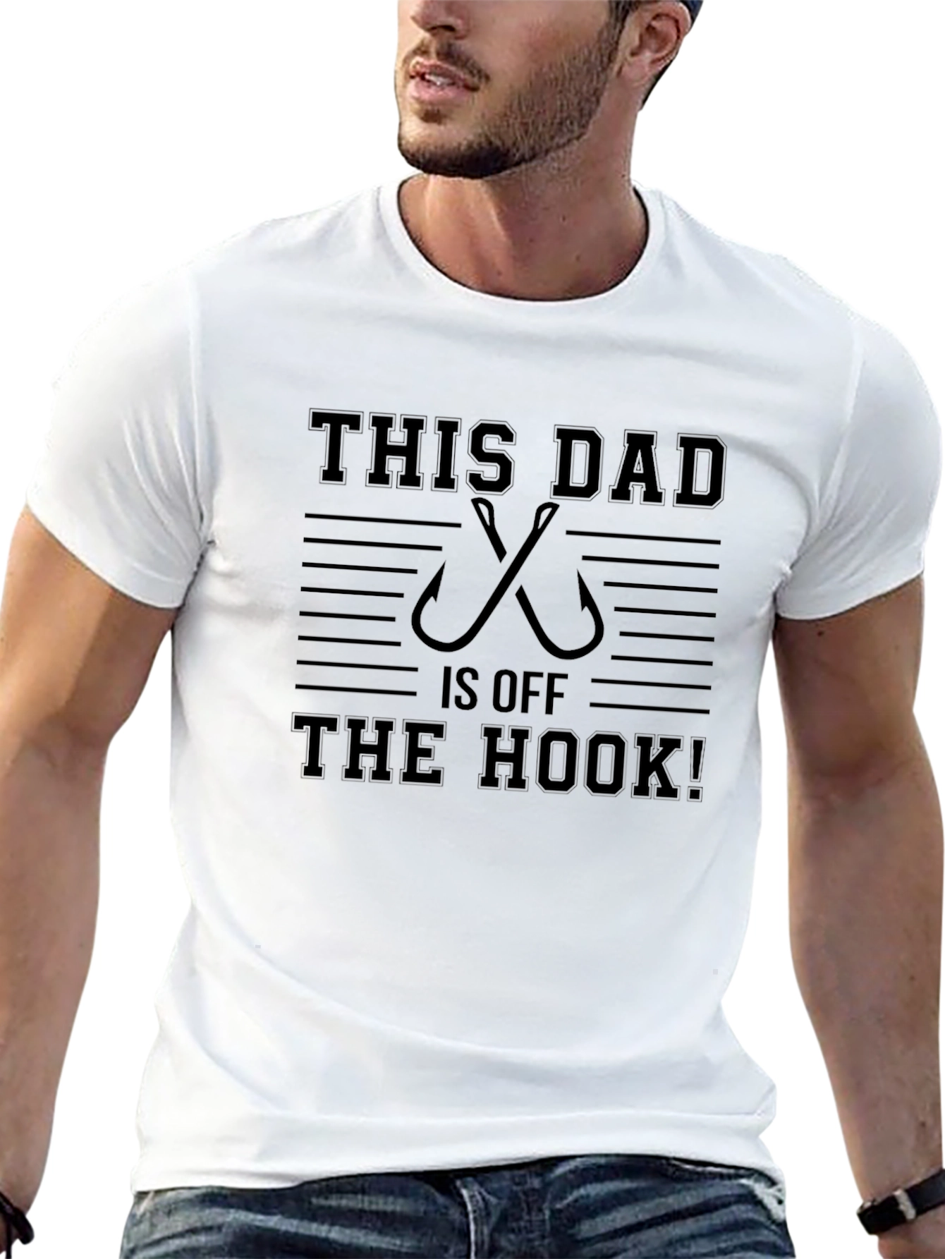 This Dad is Off the Hook! Fishing T-Shirt