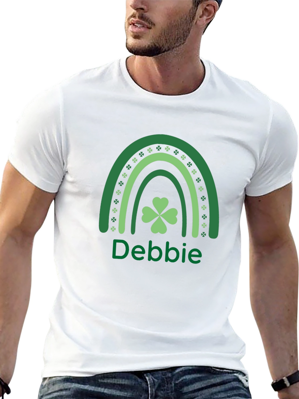 St. Patricks Day Rainbow Name T-Shirt