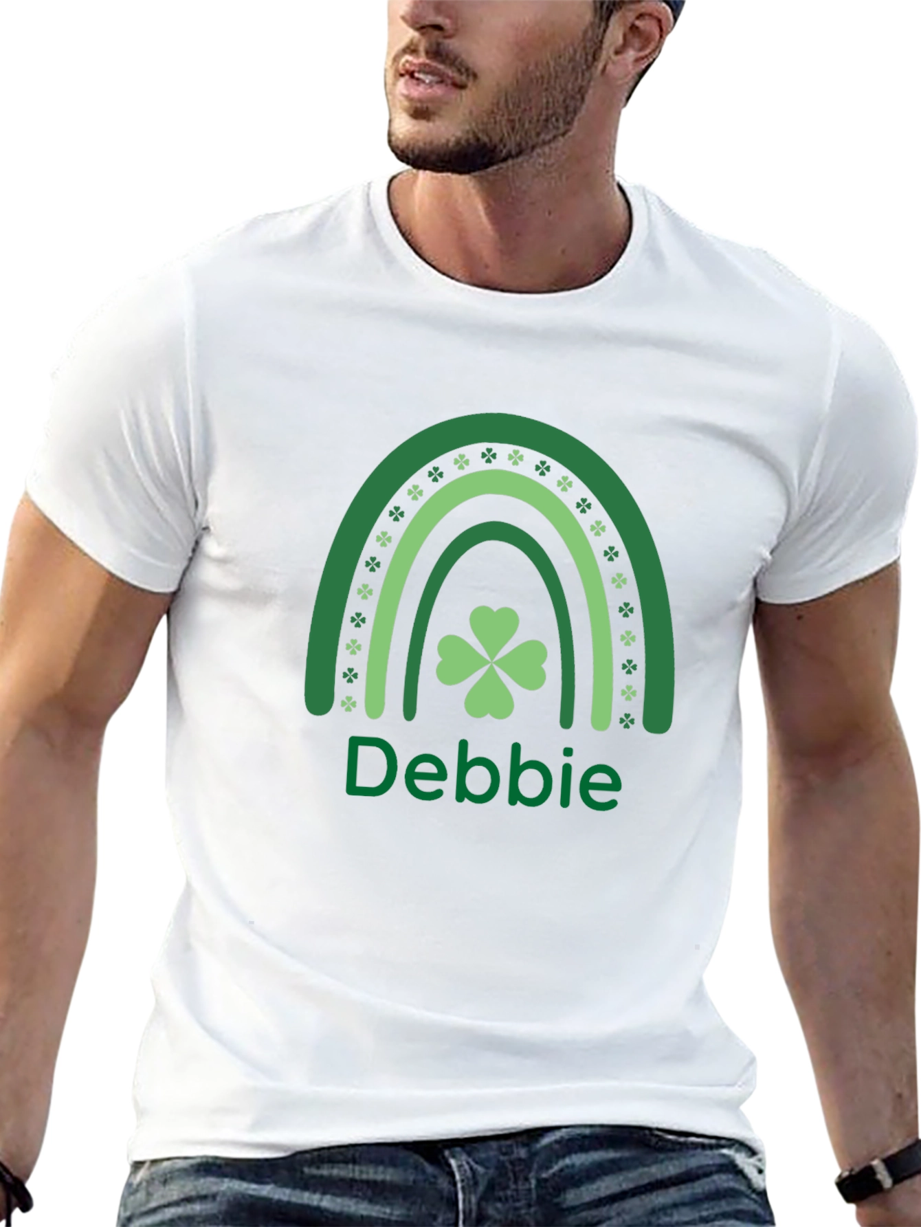 St. Patricks Day Rainbow Name T-Shirt