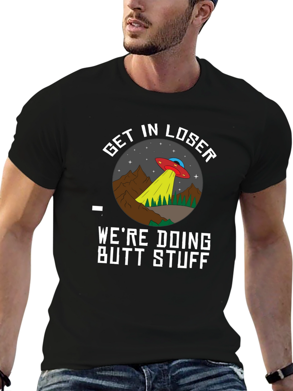 Get In Loser UFO Graphic Tee
