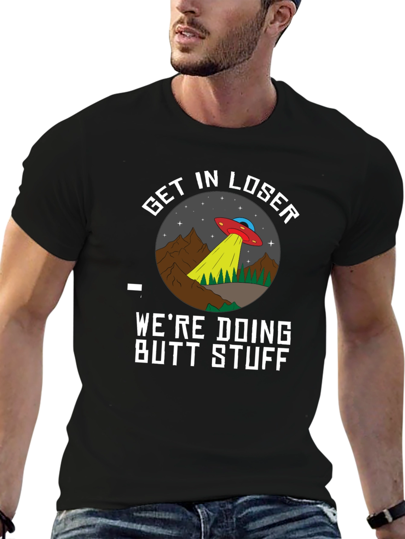 Get In Loser UFO Graphic Tee