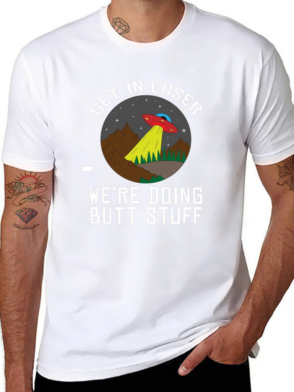 Get In Loser UFO Graphic Tee
