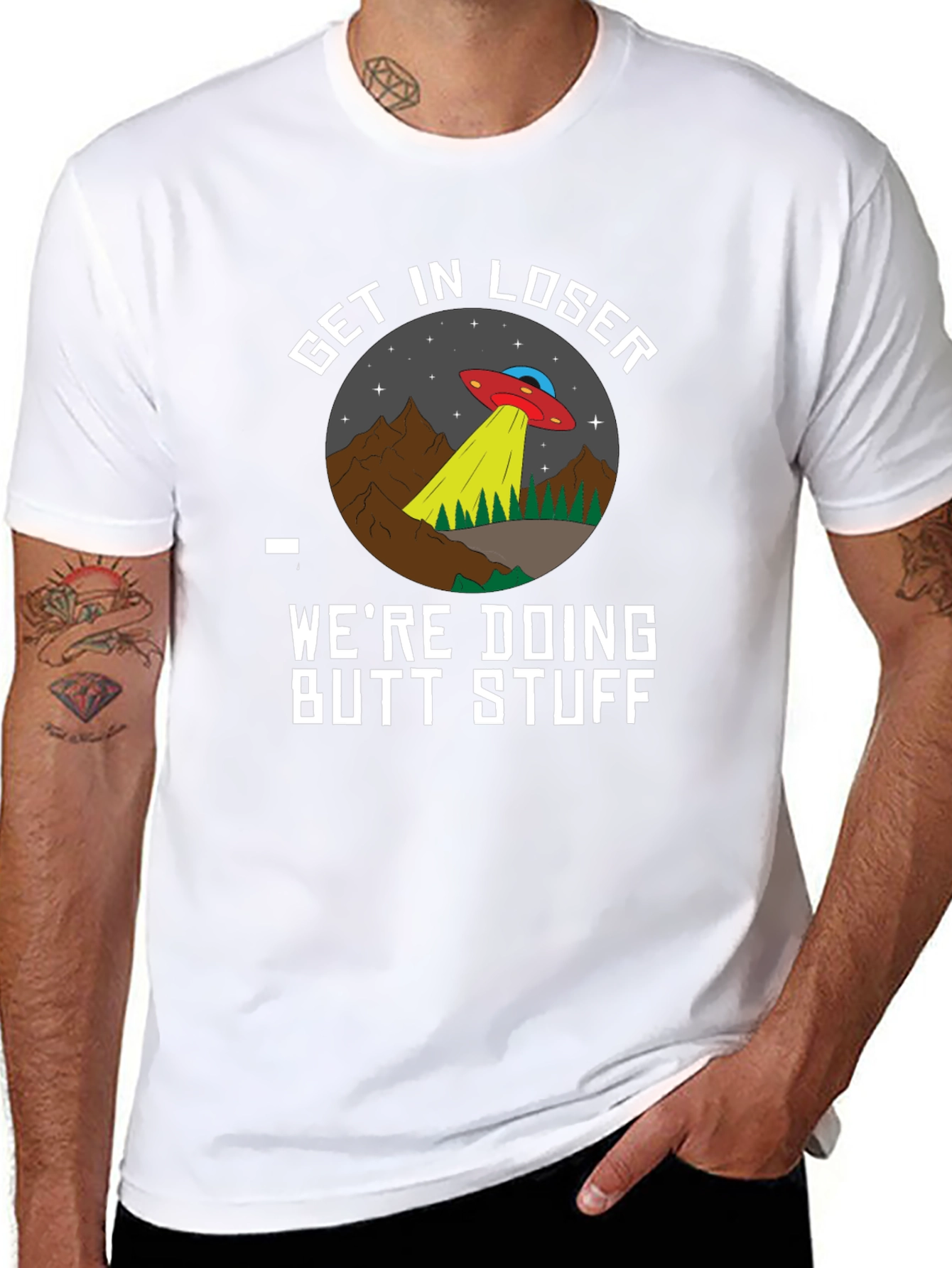 Get In Loser UFO Graphic Tee