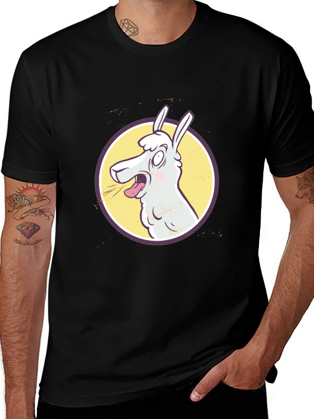 Crazy Llama Graphic Tee