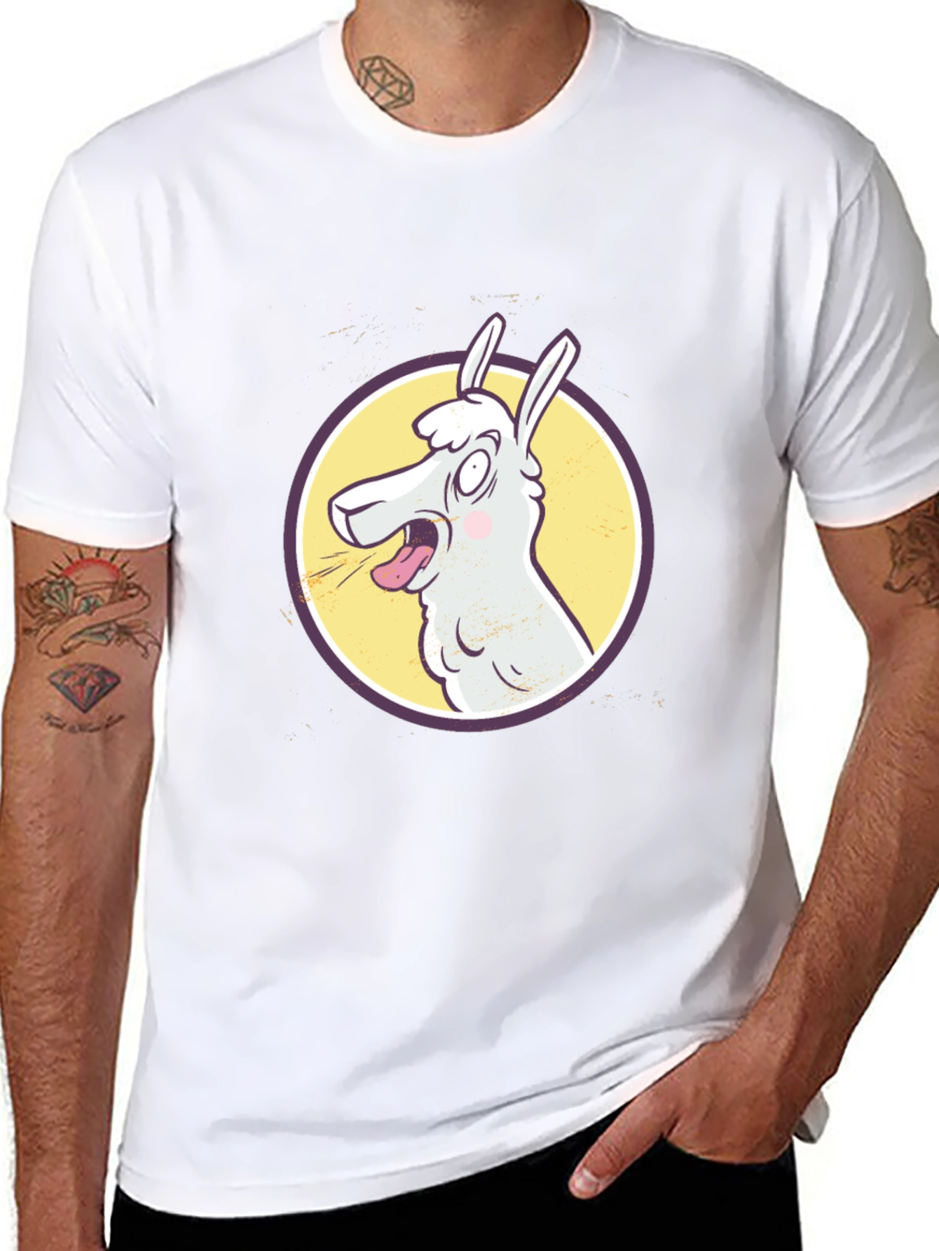 Crazy Llama Graphic Tee