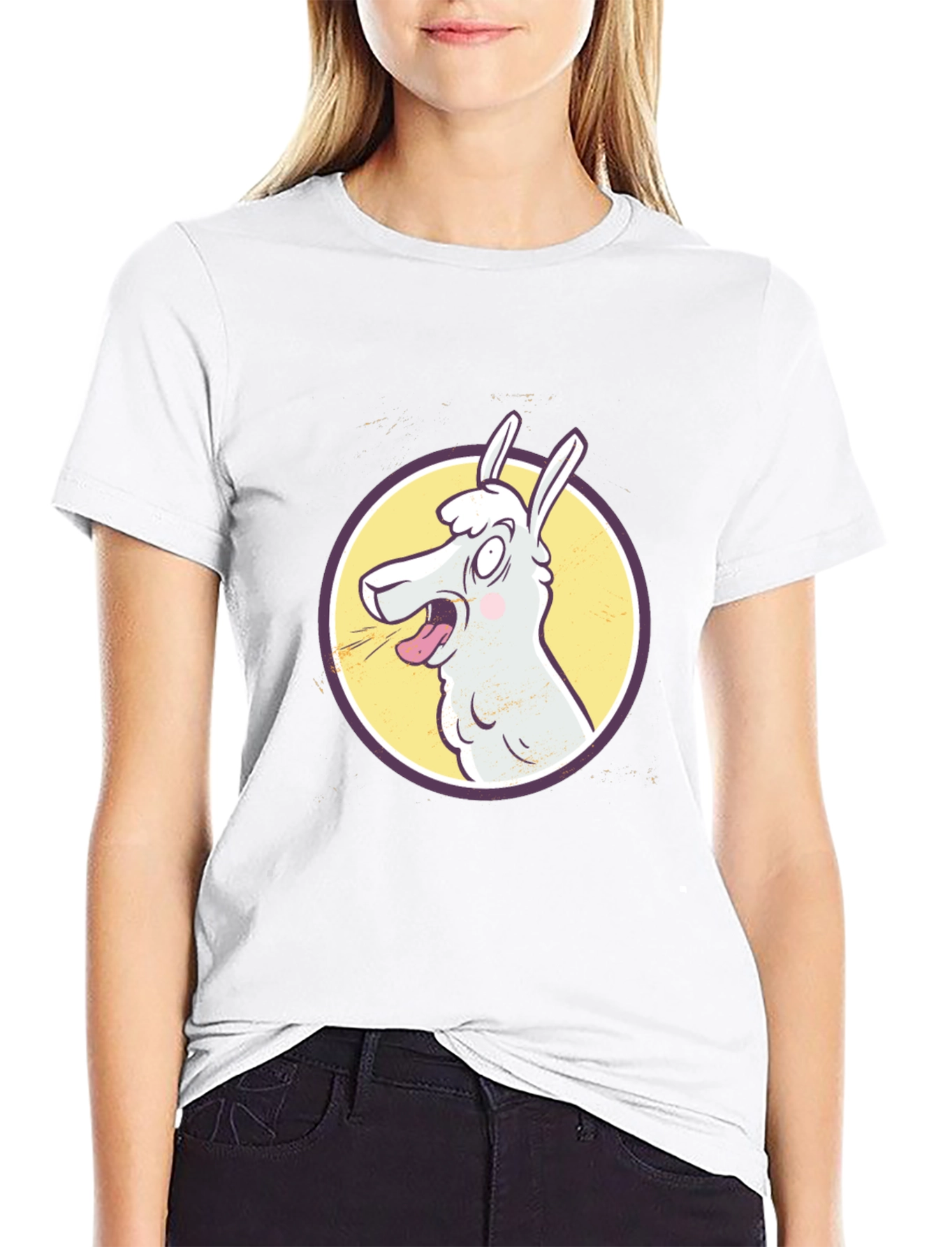 Crazy Llama Graphic Tee