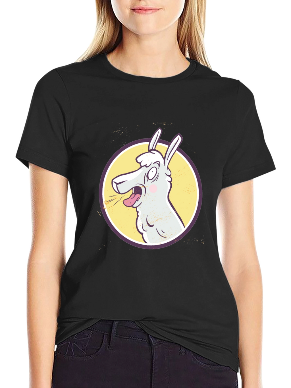Crazy Llama Graphic Tee