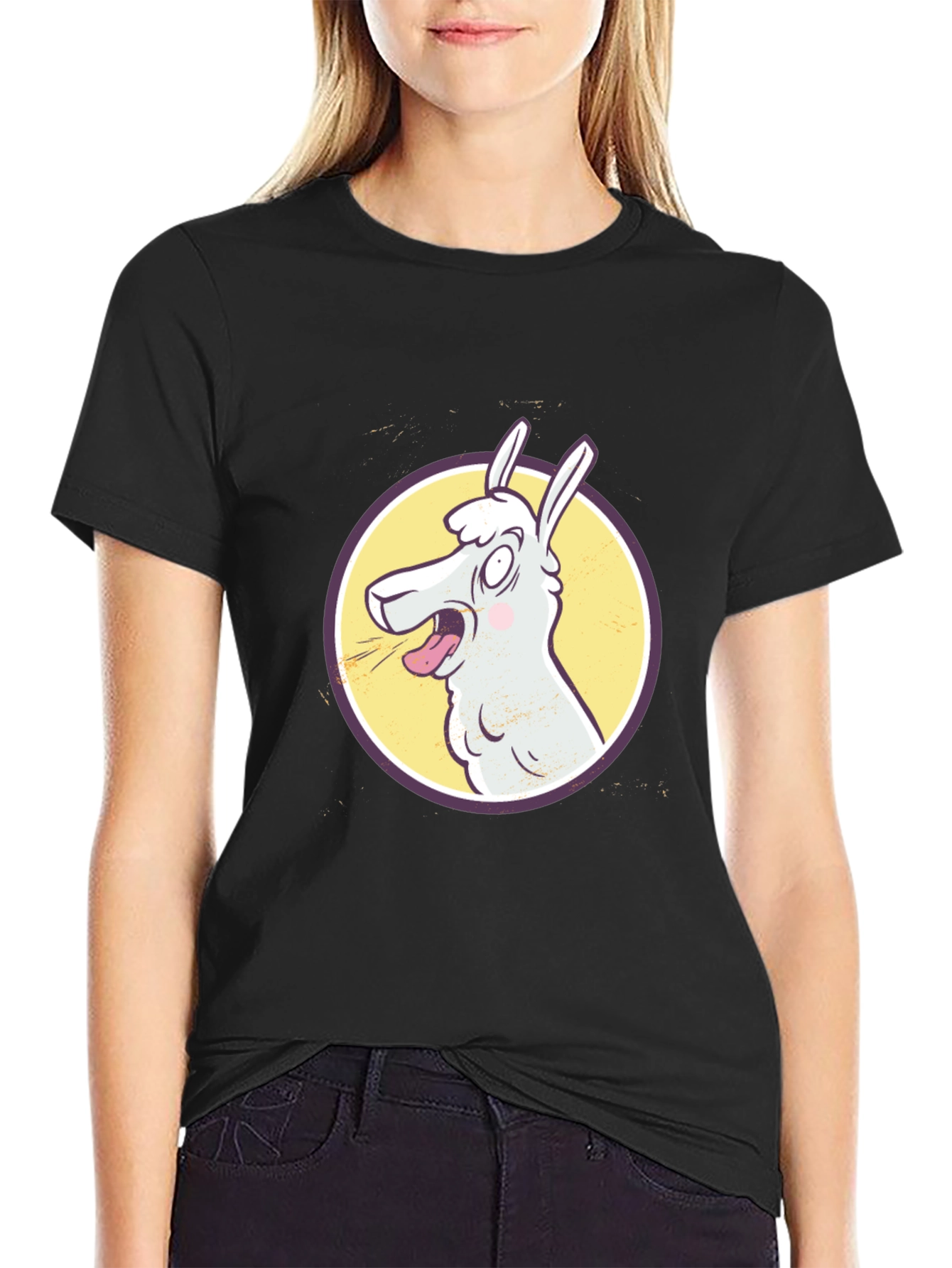 Crazy Llama Graphic Tee