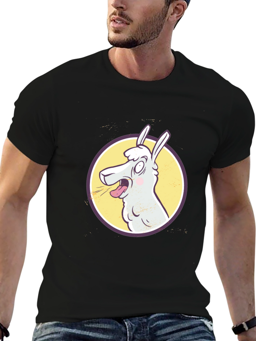 Crazy Llama Graphic Tee