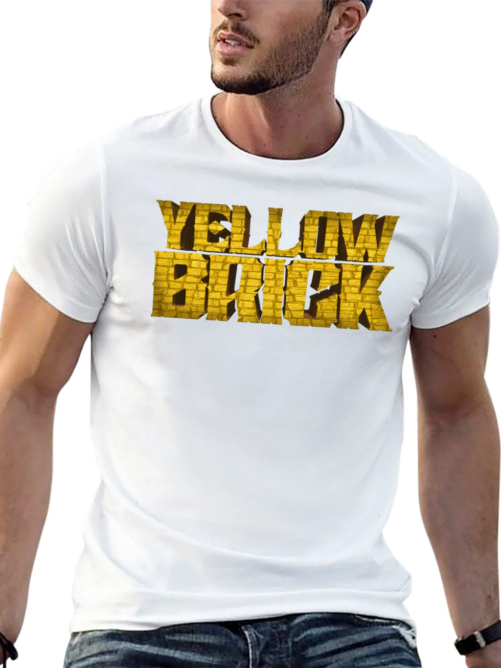 Yellow Brick T-Shirt - Graphic Print