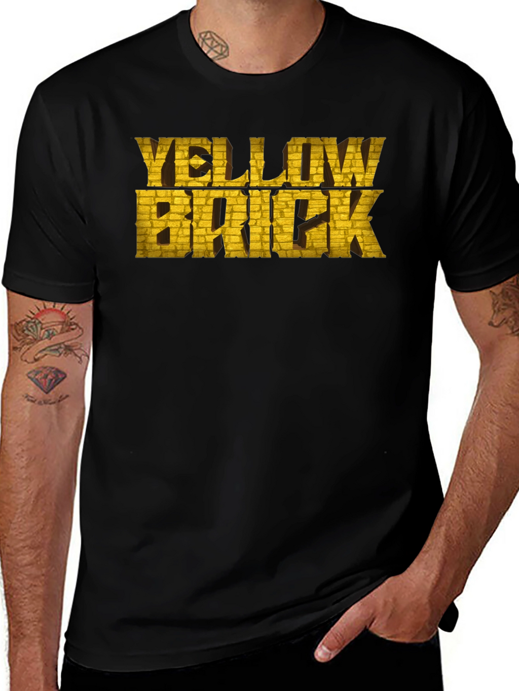 Yellow Brick T-Shirt - Graphic Print
