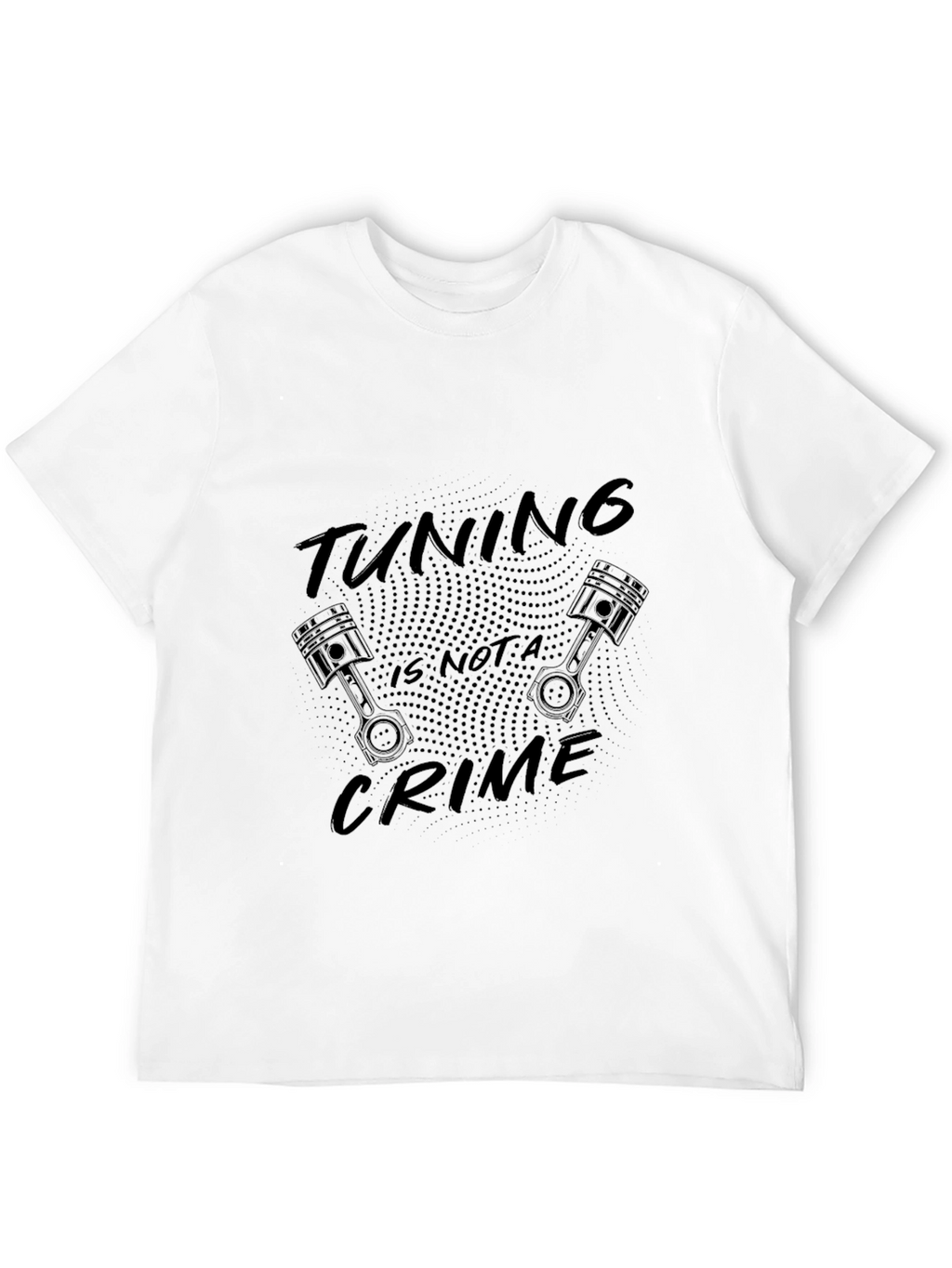 Tuning is not a Crime Black T-Shirt