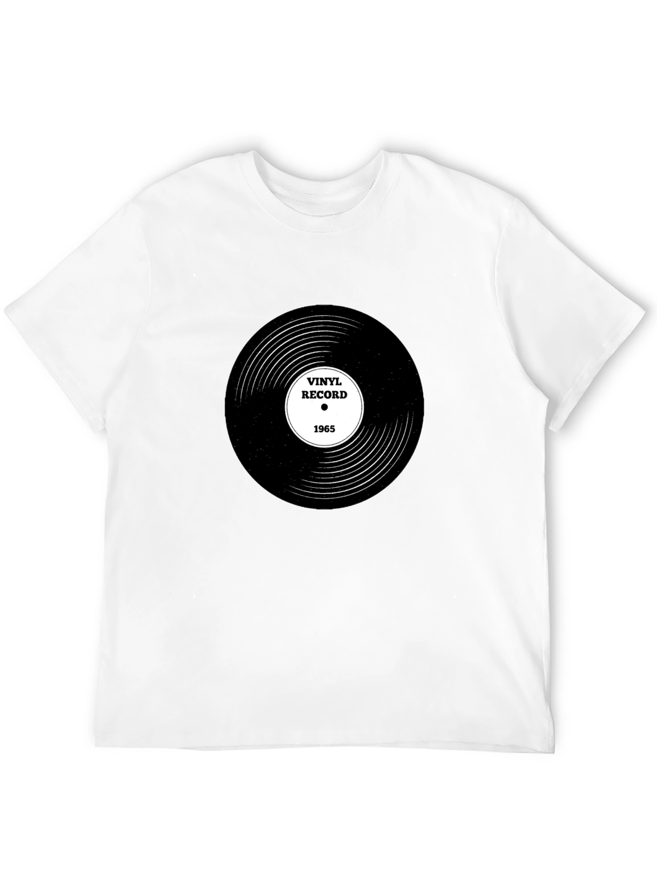 Vinyl Record 1965 Black T-Shirt