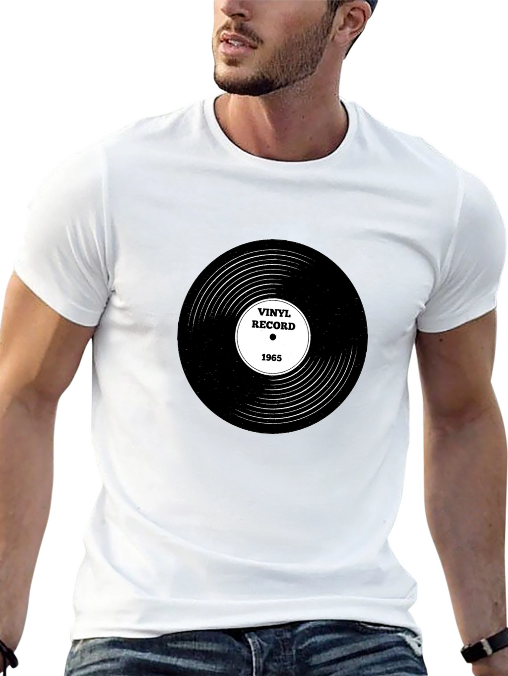 Vinyl Record 1965 Black T-Shirt