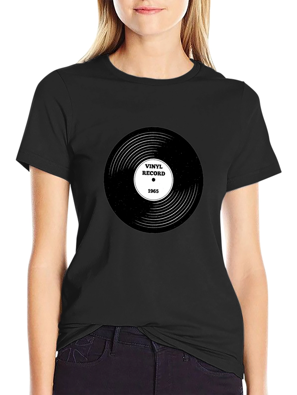 Vinyl Record 1965 Black T-Shirt