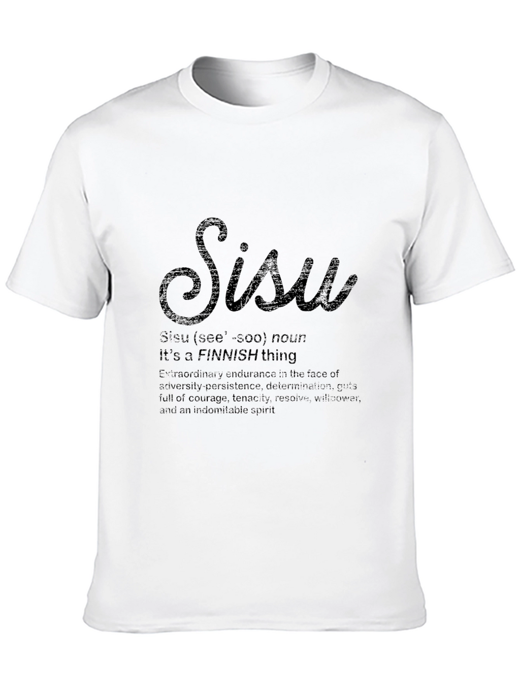 Sisu Finnish Definition Graphic Tee