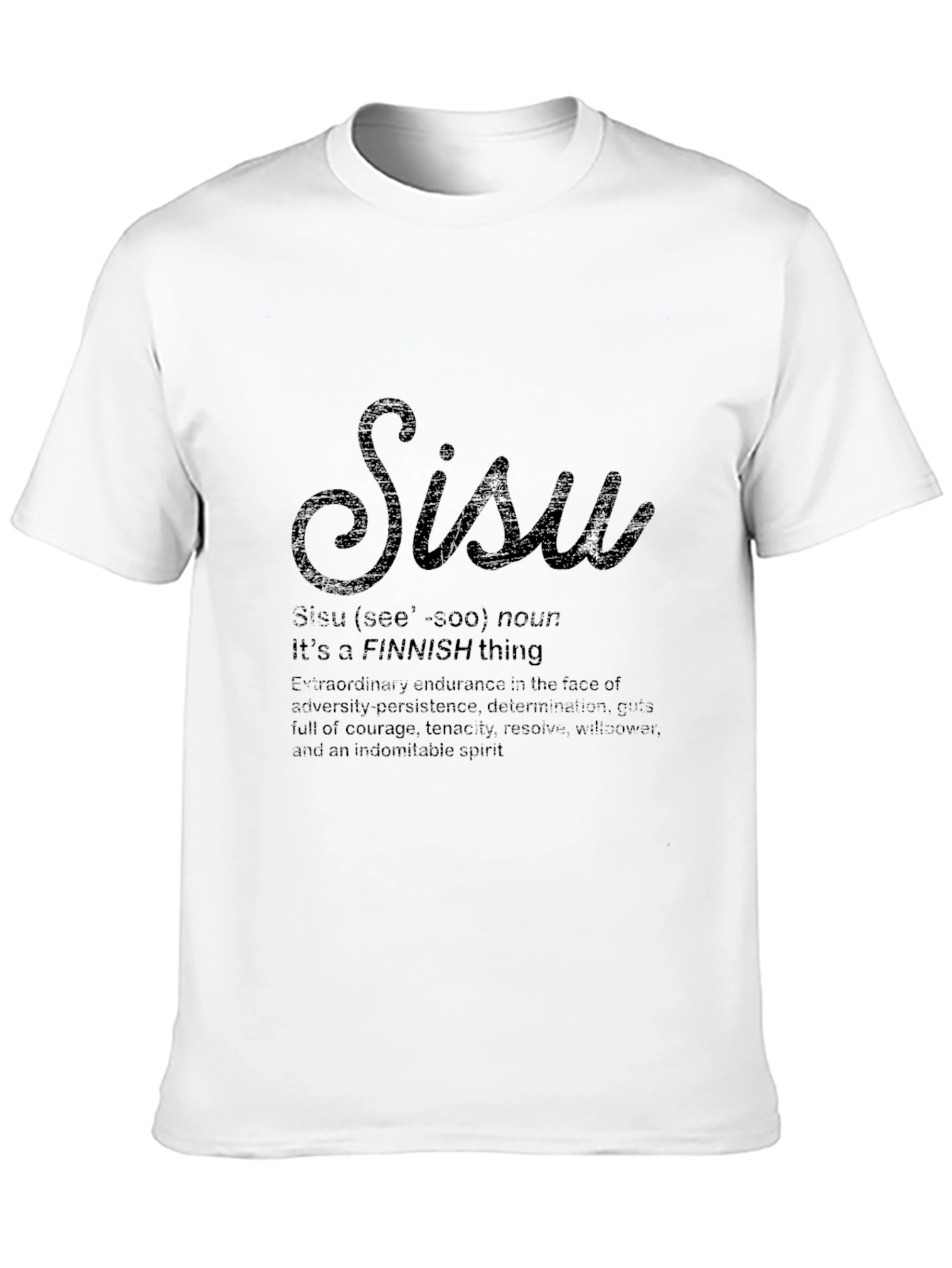 Sisu Finnish Definition Graphic Tee