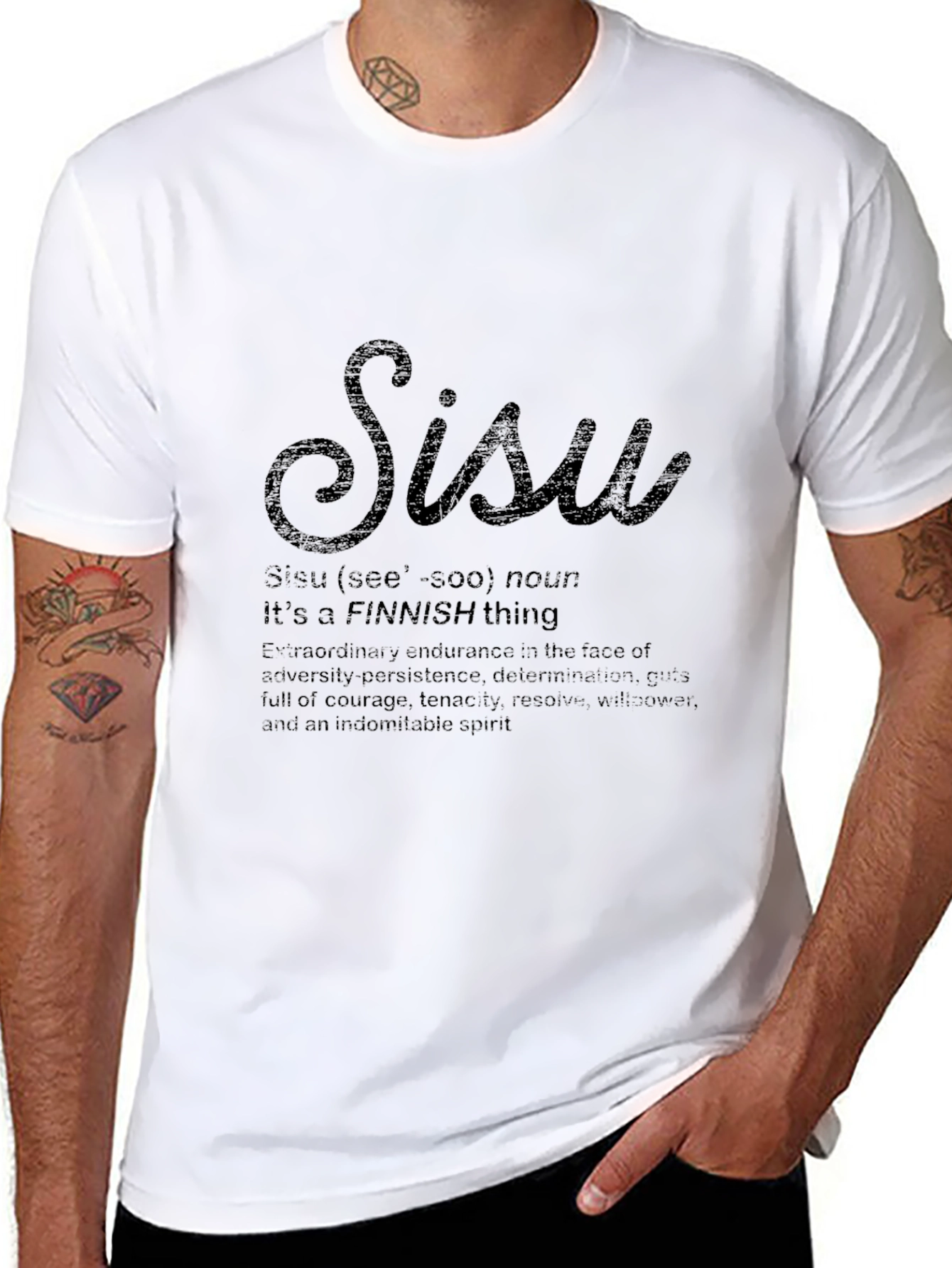 Sisu Finnish Definition Graphic Tee